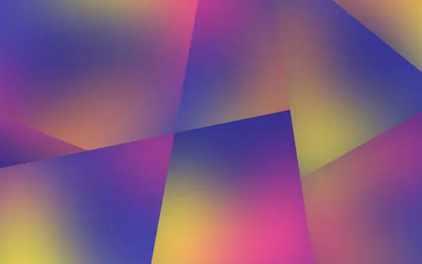 Vector illustration of Blur Broken Glass Gradient Modern Background