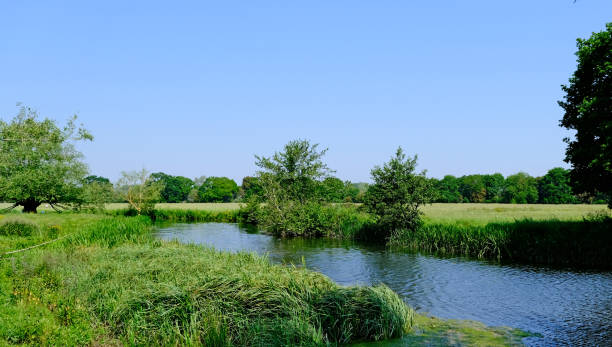 istock Idyllic River Stour between Dedham and Flatford Mill, Essex Suffolk Borders 1497895886