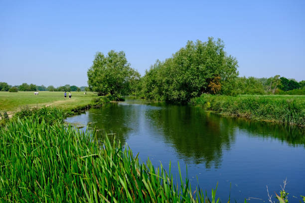istock Idyllic River Stour between Dedham and Flatford Mill, Essex Suffolk Borders 1497895932