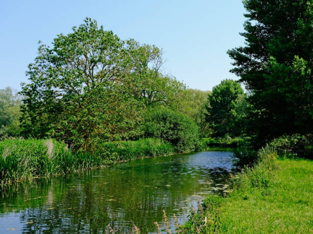 istock Idyllic River Stour between Dedham and Flatford Mill, Essex Suffolk Borders 1497896029