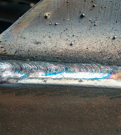 wave welding steel  steel welding beginner  Test the level of professional competence.