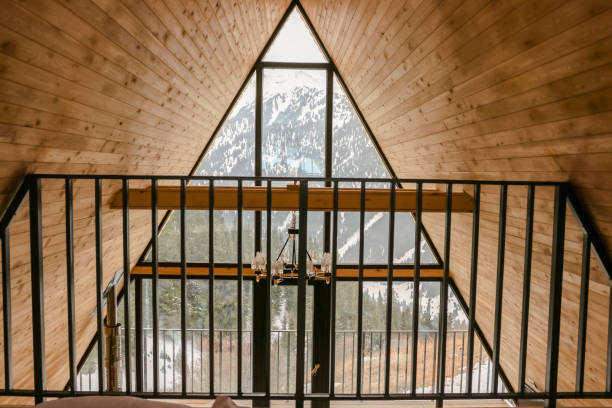 istock Chalet cottages in mountain resort 1497903964