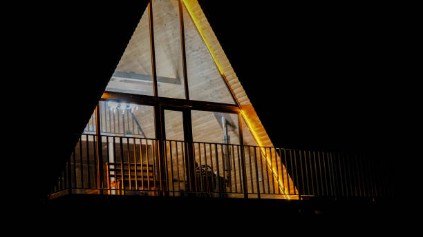 istock Chalet cottages in mountain resort 1497905447