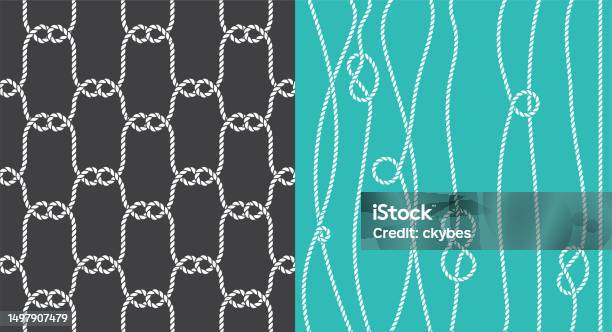 Fishnet Pattern Reverse Tied Fishnet Rope Seamless Pattern Vector Wallpaper Stock Illustration ...