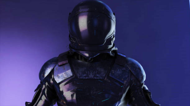 Exploring the Boundless Cosmos: A Visionary Astronaut in a Cutting-Edge Space Suit Embarking on a Celestial Odyssey. Highest Quality Render.