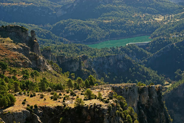 Osera Valley, in the Sierras de Cazorla, Segura and Las Villas. Osera Valley, in the Natural Park of Cazorla, Segura and Las Villas. andar en bicicleta stock pictures, royalty-free photos & images