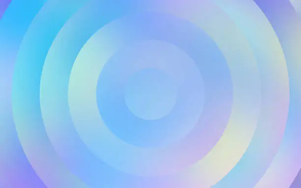 Vector illustration of Gradient Modern Circle Layers Abstract Background