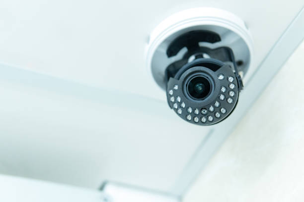 istock Video surveillance indoors, surveillance cameras inside.Close-up.Selective focus 1497951013