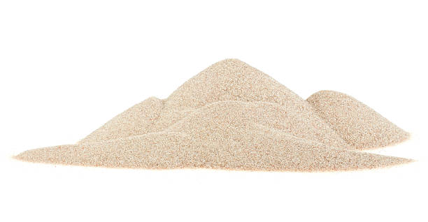 istock Sand pile isolated on a white background. Desert sand. Beach sand. 1497955323