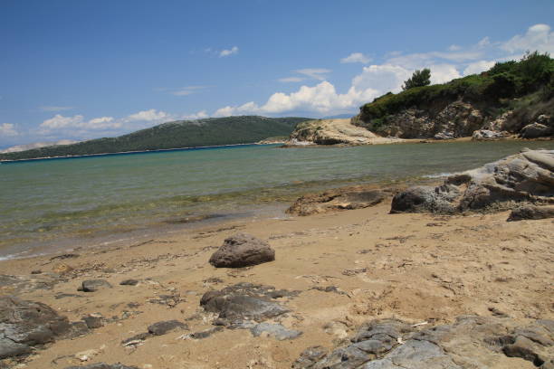 istock Blue lagoon beach of Saint Nicholas 1497959358