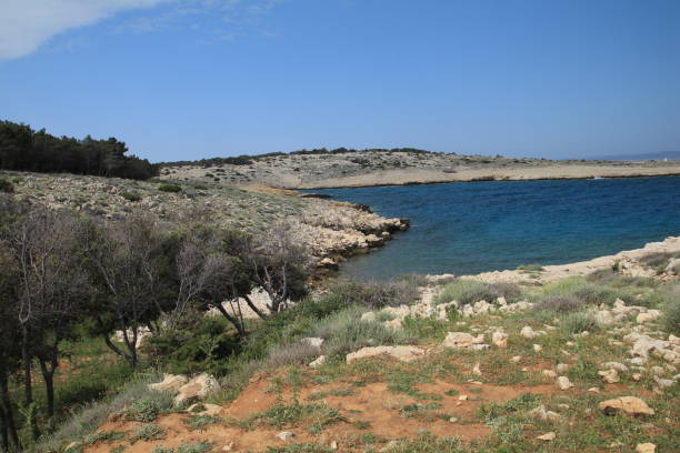 istock Blue lagoon beach of Saint Nicholas 1497959545