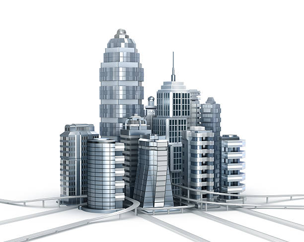 istock Skyscrapers and magistrals 149795994