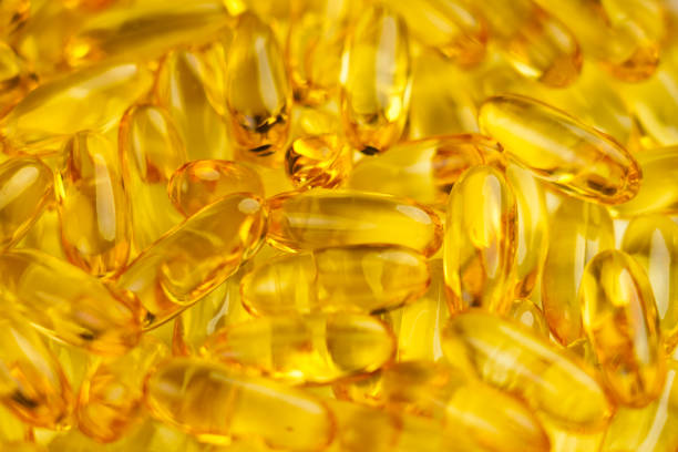 istock Yellow Omega 3 salmon fish oil capsules 1497961333