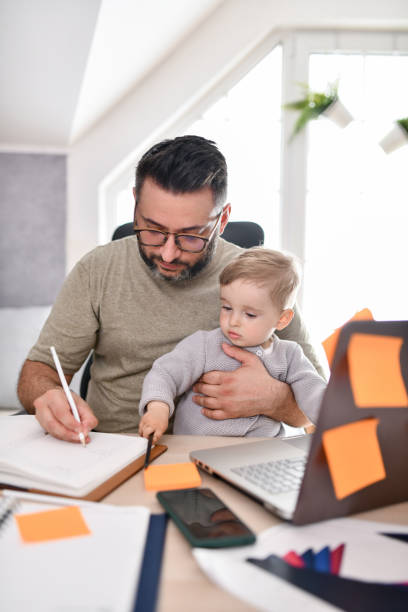 istock First Written Letters For Baby Son While Spending Day With Father In Office 1497973029