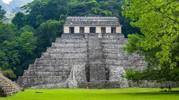 Maya Ruins in Palenque - fotografia de stock