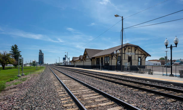 istock Train Station at Cut Bank, Montana 1497978696