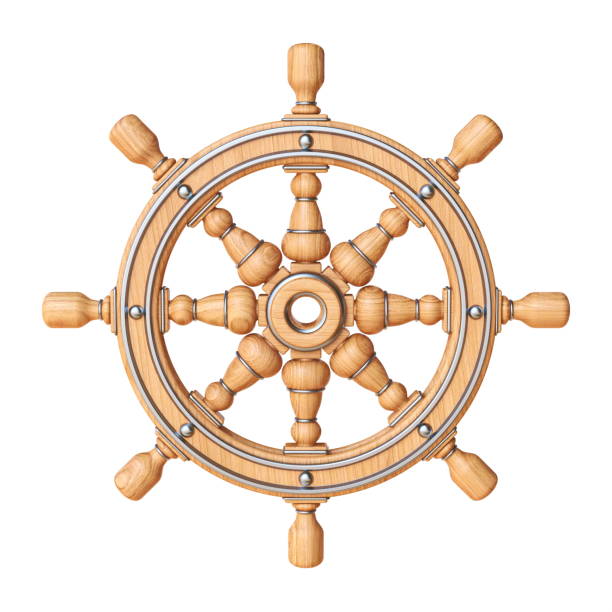 istock Wooden sheep wheel 3D 1497979084