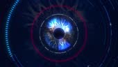 Computer 4k Eye 4k Digital Eye And Technology Background 4K Stock Video - Download ...