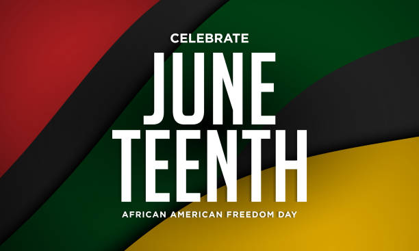 Juneteenth Freedom Day Background Design. Juneteenth Freedom Day Background Design. Banner, Poster, Greeting Card. Vector Illustration. juneteenth stock illustrations