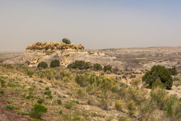 Unique geological features in New Mexico wilderness, USA