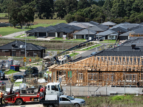 New housing development in Melbourne suburbs
