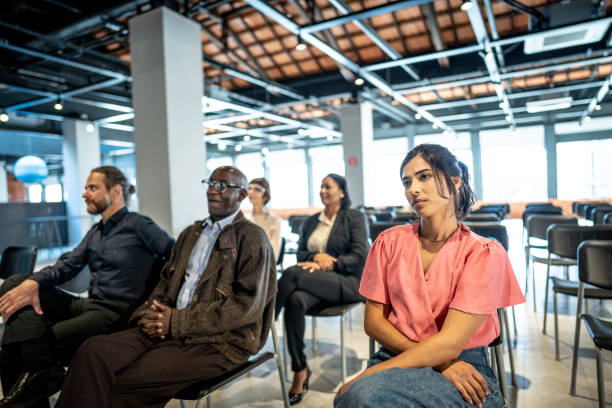 istock Group of people listening a seminar 1497998525