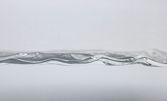 Small droplets of water condensation on plastic surface