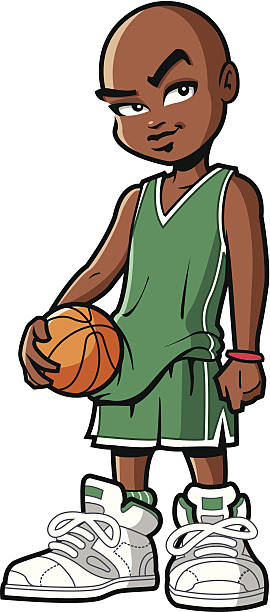 Basketball Player vector art illustration