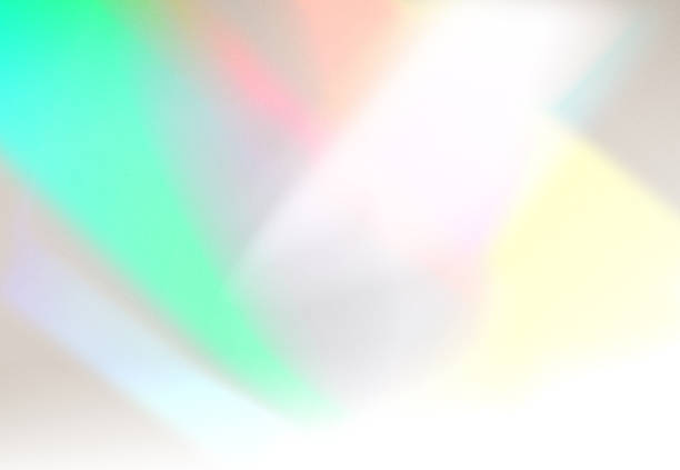 istock Glowing Background with Prism Rainbow Light Overlay.Vibrant Gradient.Pastel Dreams.Soft Pastels 1498036450