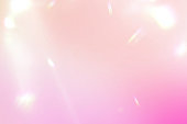Glowing Background with Prism Rainbow Light Overlay.Pink.Vibrant Gradient.Pastel Dreams.Soft Pastels.