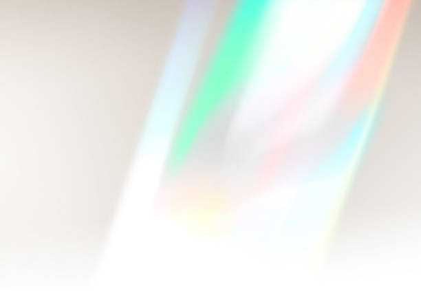 istock Glowing Background with Prism Rainbow Light Overlay.Vibrant Gradient.Pastel Dreams.Soft Pastels 1498036504