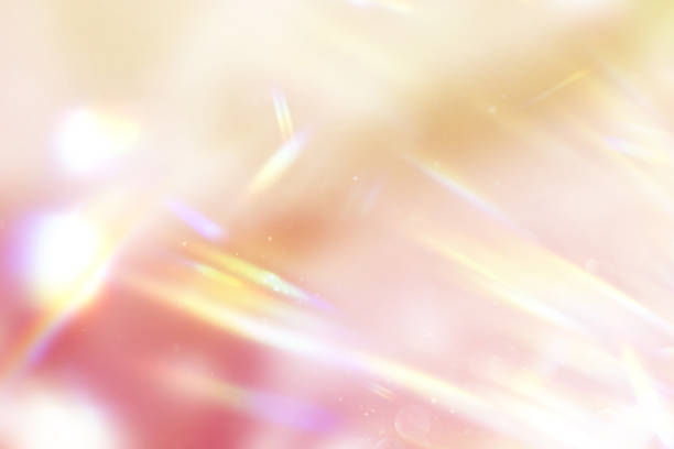 istock Glowing Background with Prism Rainbow Light Overlay.Golden.Vibrant Gradient.Pastel Dreams.Soft Pastels. 1498036571