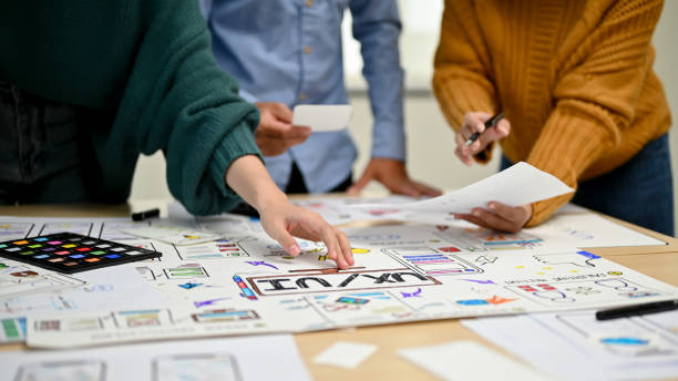 istock A close-up image of a professional tech development team is in the meeting 1498038945