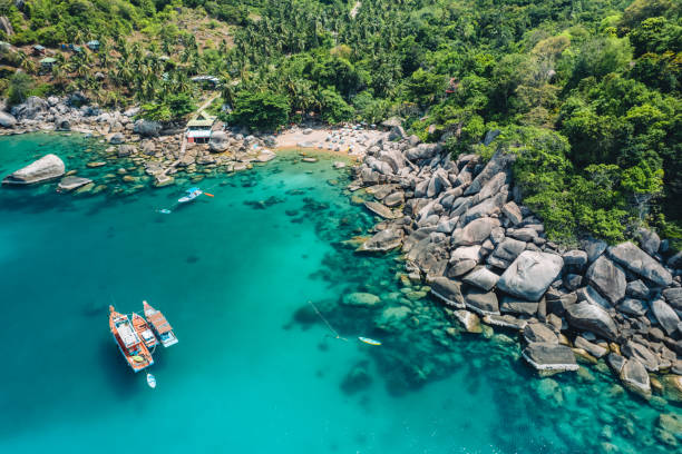 istock Beach and sea at Koh Tao, Thailand 1498039586