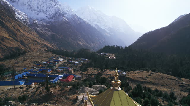 Nepal Mountain Temple is a spiritual sanctuary in the middle of the Himalayas