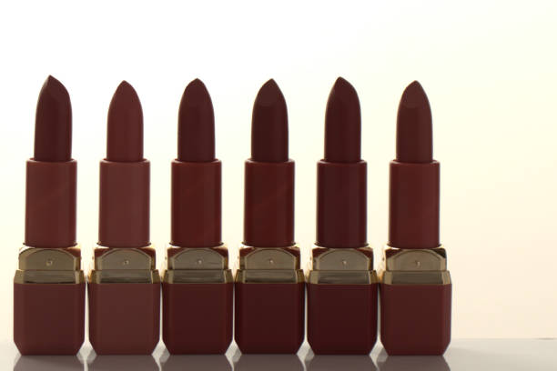 istock Lipsticks powders and brushes make up 1498044379