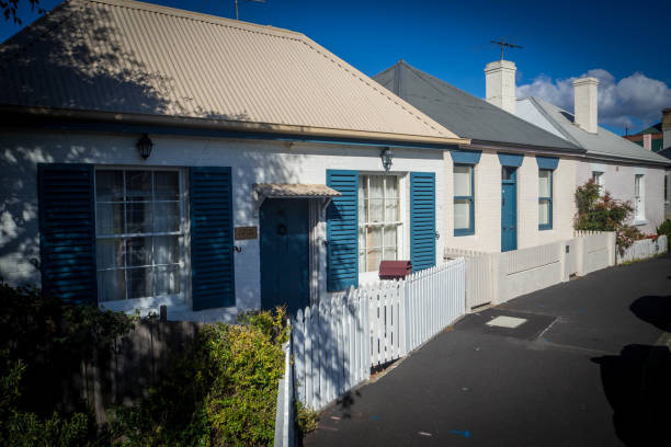 Colonial era houses on Arthurs Circus
