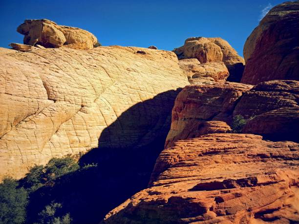 istock Stunning landscape features an incredible canyon with bright red rocks 1498073025