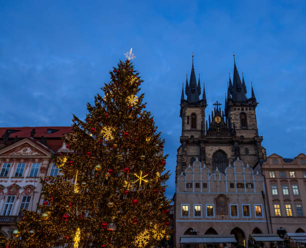 istock Old Town Square at Christmas time, Prague, Czech Republic 1498078705