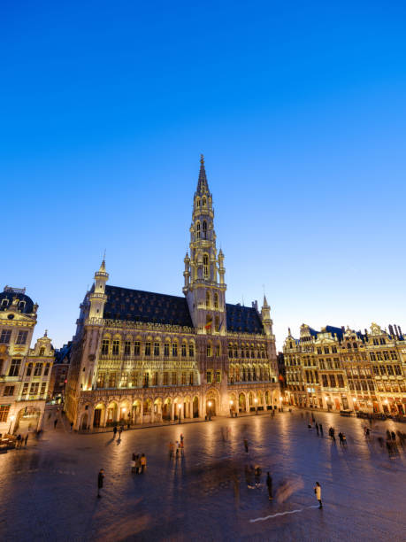 istock Brussels, Belgium, The famous Grand Place by night 1498079519
