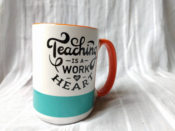 istock a glass mug for coffee or tea with white orange blue color 1498081825