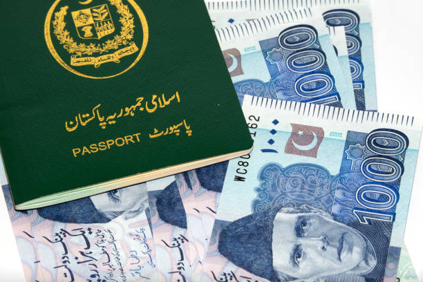 istock A Pakistani Passport on Currency notes in Pakistani Rupees 1498095736