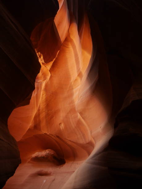 Inferno's Embrace: Fiery Gold Within the Depths of Antelope Canyon
