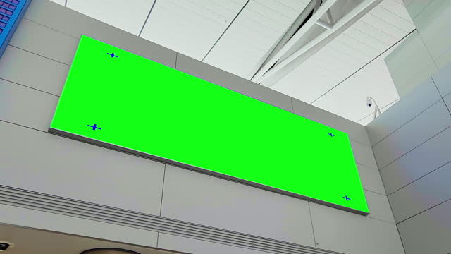 airport green screen