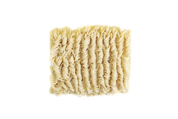 istock Dry instant noodles vermicelli isolated on a white background 1498103286