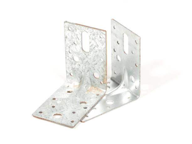 istock Angle metal profiles, isolated on white 1498106053