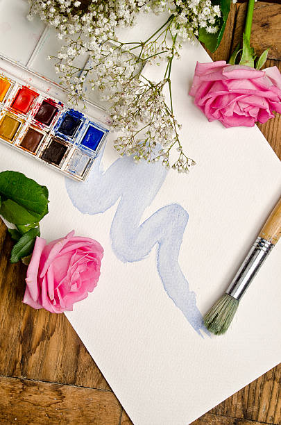istock Watercolor, paper and brush 149811142