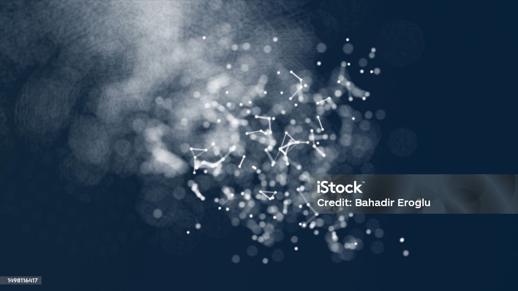 Computer Science Dots Technology And Science Background Connect Dots And Line Stock Photo ...