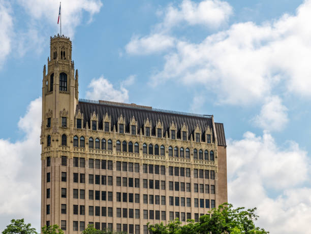 San Antonio, USA. 29 May 2023. San Antonio Landmark - Emily Morgan Hotel with tower.