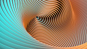 Abstract spiral lines background CGI 3D render